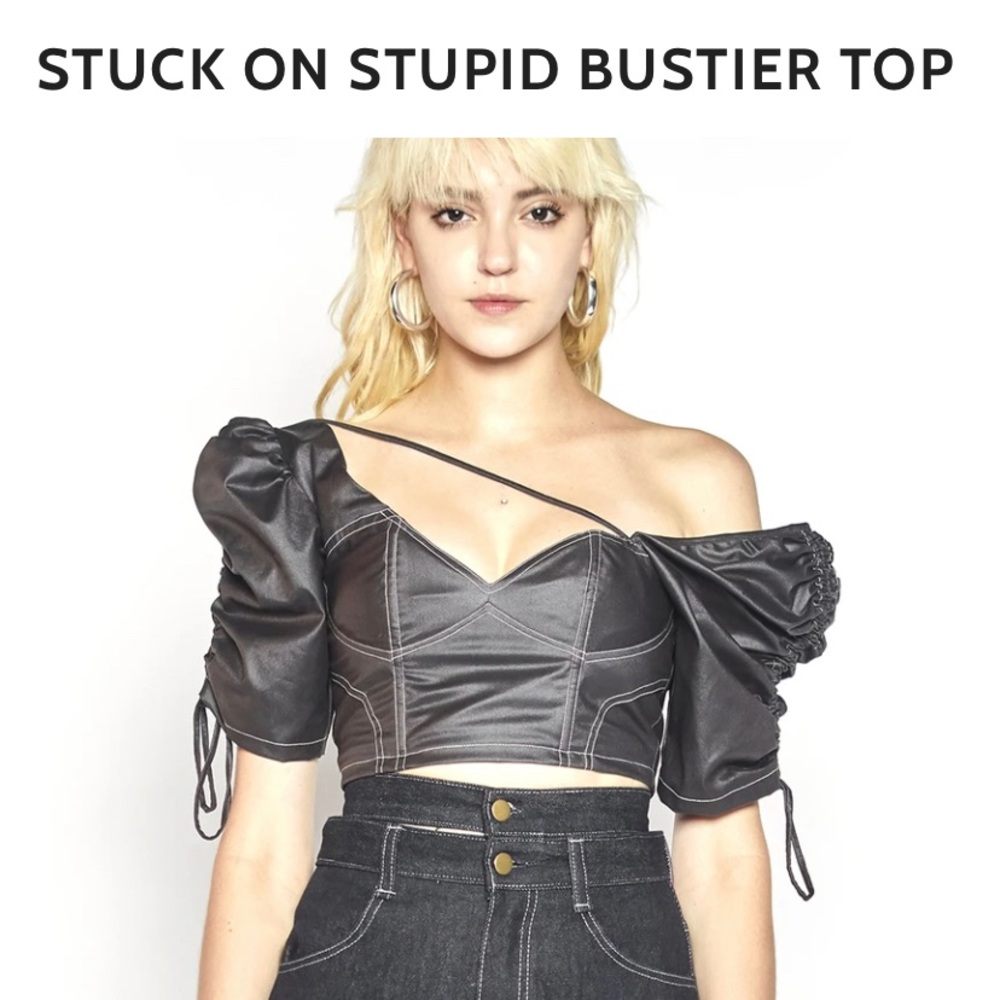 Brand New Stuck on Stupid Bustier Top